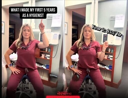 SECURE THE BAG! Dental Hygienist Drops The Numbers: Here’s What 5 Years In The Game Looks Like!